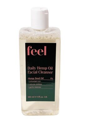 FEEL BEAUTYHemp Oil Facial Cleanser NEW 4 Oz